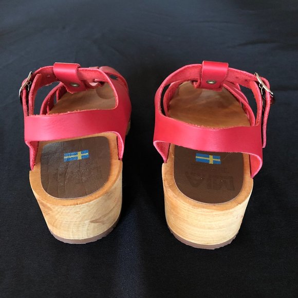 NWOT MIA Emily Clog Sandal red Sz 40 - Picture 7 of 14